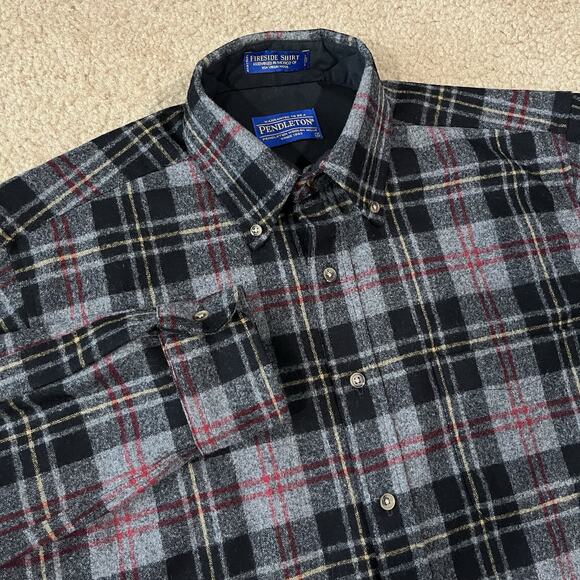 Pendleton Fireside Shirt Macpherson Hunting Tartan Wool Size Small - Picture 4 of 6